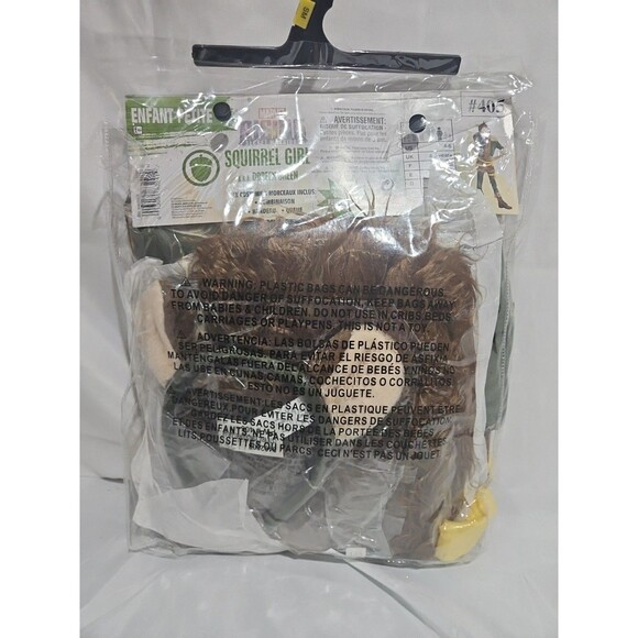 Marvel Rising Secret Warriors Squirrel Girl Halloween Child Costume S 4-6 - Picture 2 of 4